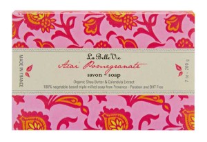 La Belle Vie Açai Pomegranate triple milled soap